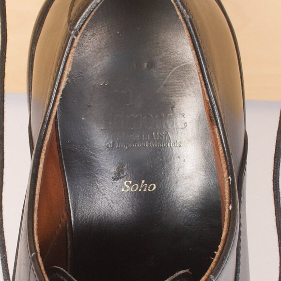 Allen Edmonds Soho 9D Black Cap-toe Balmoral Calfskin Goodyear Welted - Picture 6 of 8